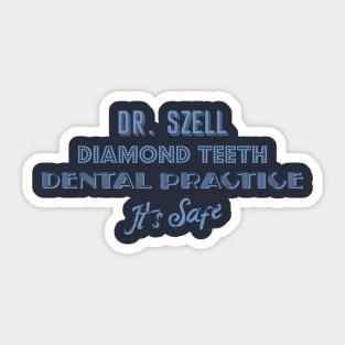 Dr. Szell Dental Practice Sticker